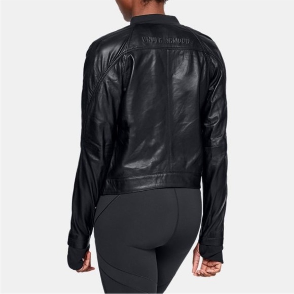 UA Misty Copeland Lambskin Leather Jacket - Picture 3 of 8